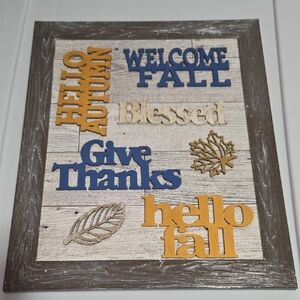 Handmade Autumn Wall Art